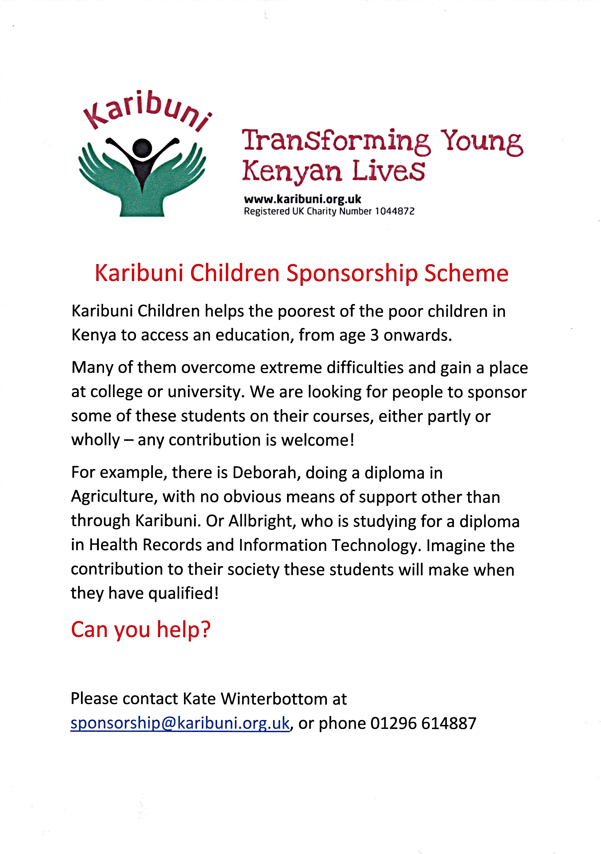Karibuni Sponsor