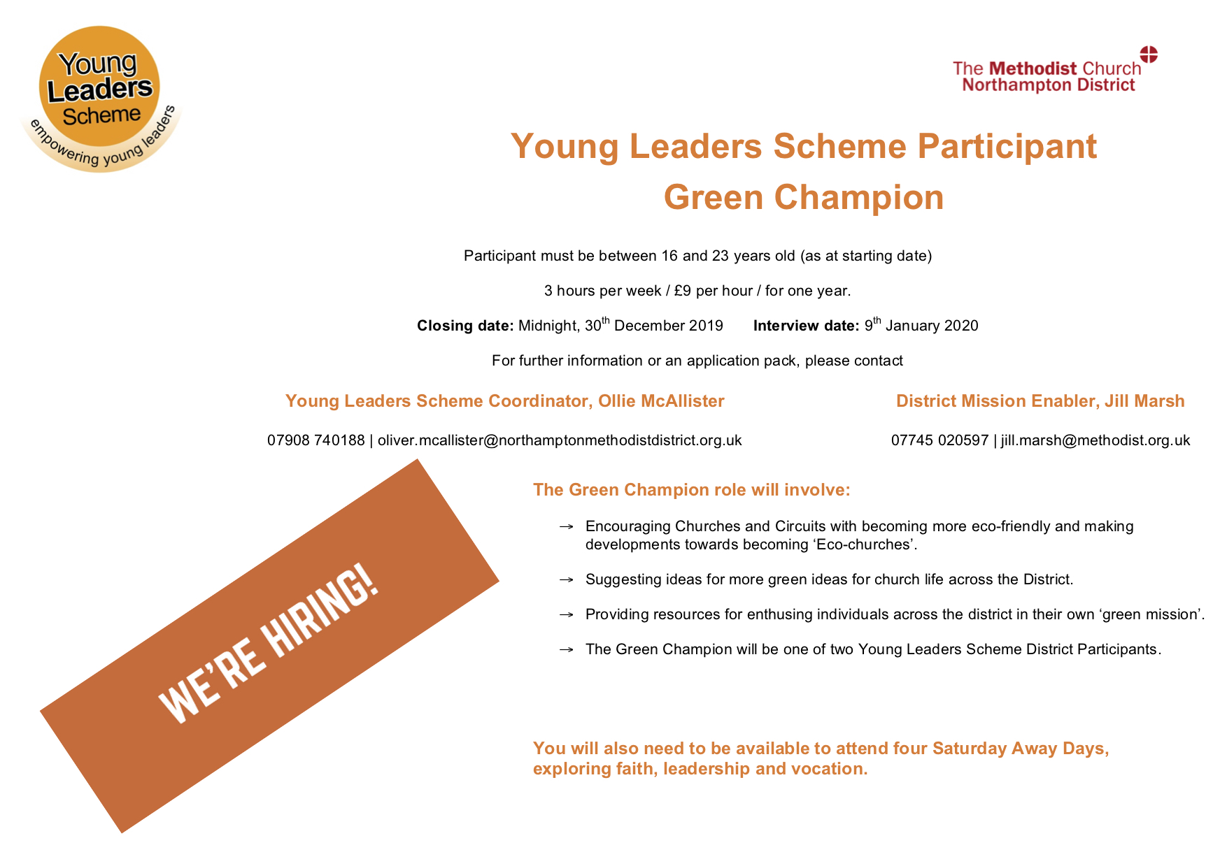 Green Champion Advert FINAL November 2019