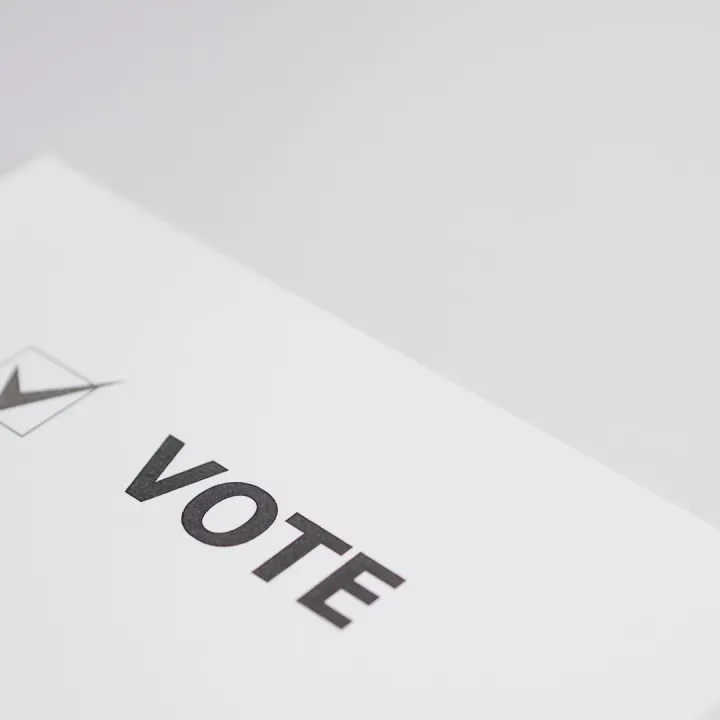 High angle voting checked box