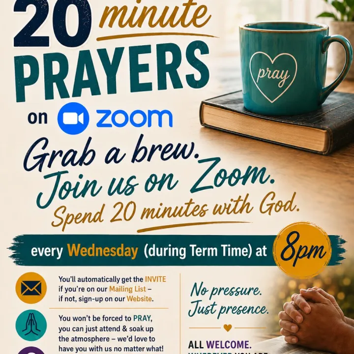 20 Minute Prayers On Zoom &ndash; May 26