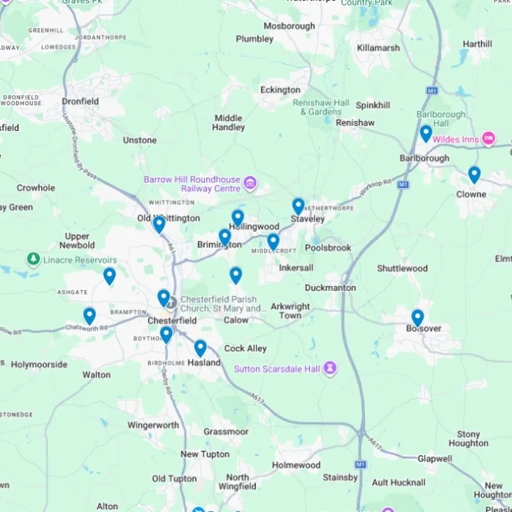 Circuit map of Churches