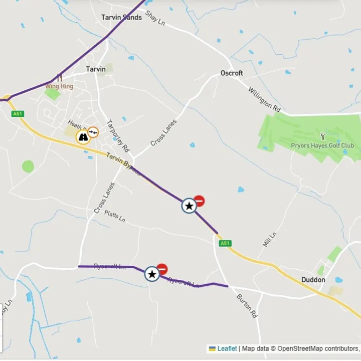 Duddon Road Closure