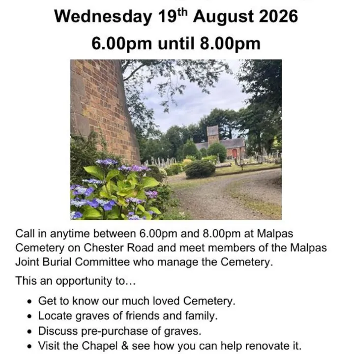 Cemetery Open Evening 2026