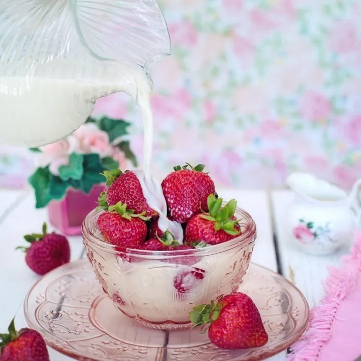 strawberries and cream