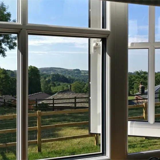 Countryside views from the windows of the Shepherd’s Crook