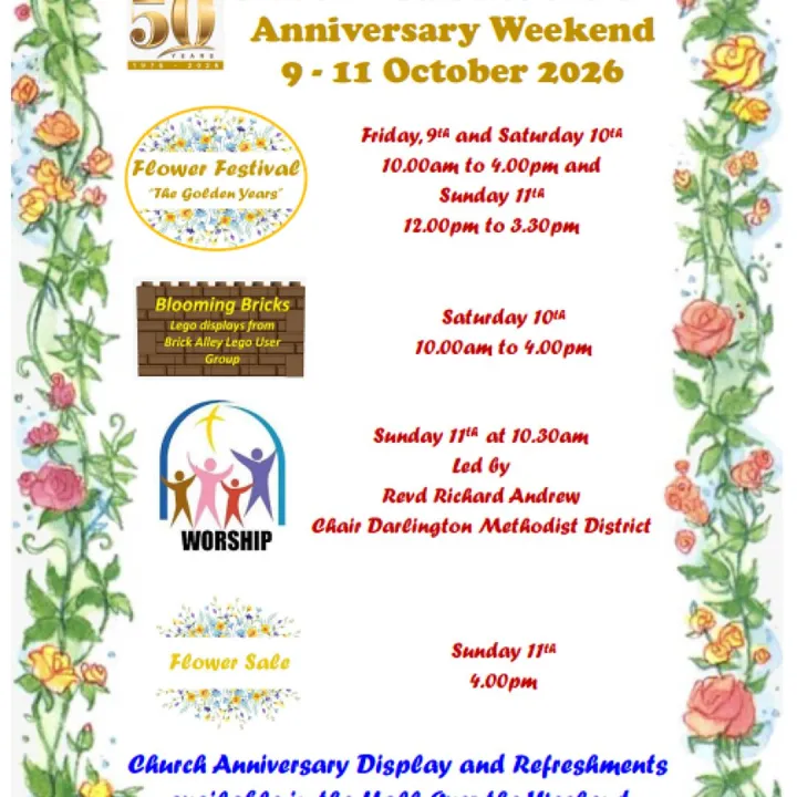 Shildon 50 Years Timeline For Weekend Oct 2026