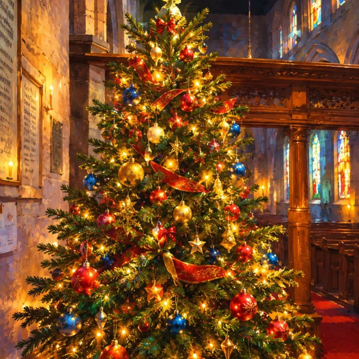Church Christma S Tree Festival