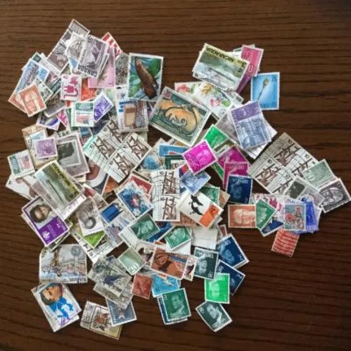 Heap of stamps