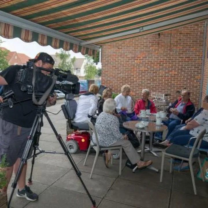 Haddenham Residents filmed by BBC South