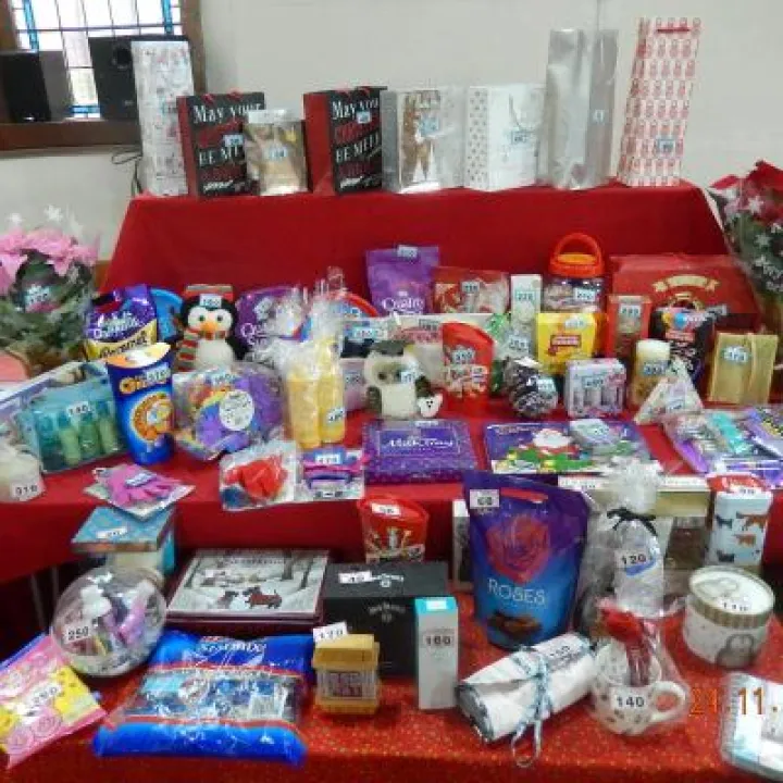 Tombola prizes