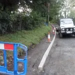 Traffic calming works