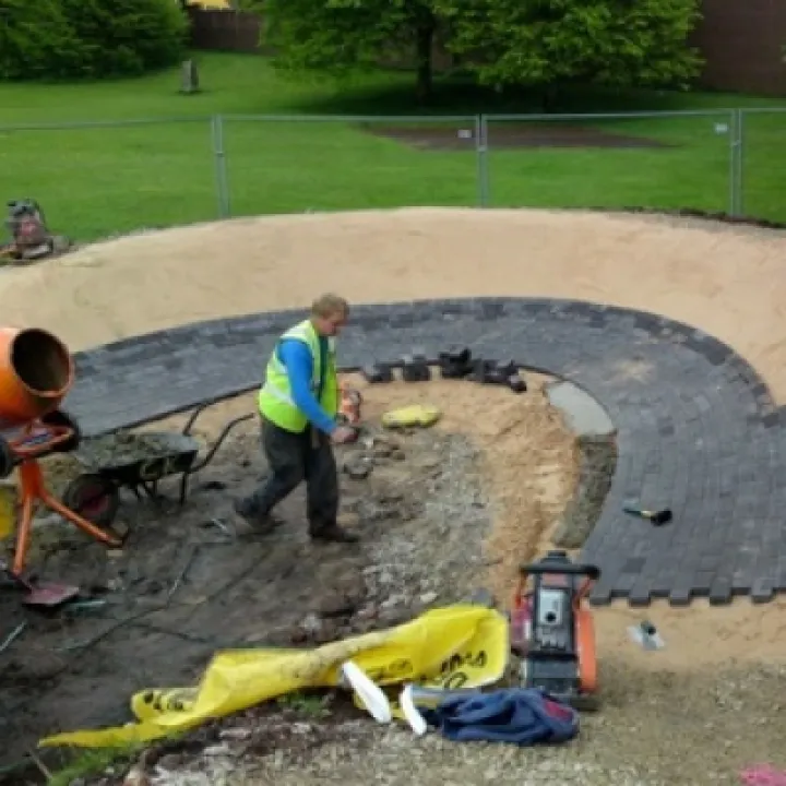 Windmill Street Pump Track berm build