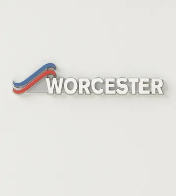 Worcester Badge on Gas Boiler