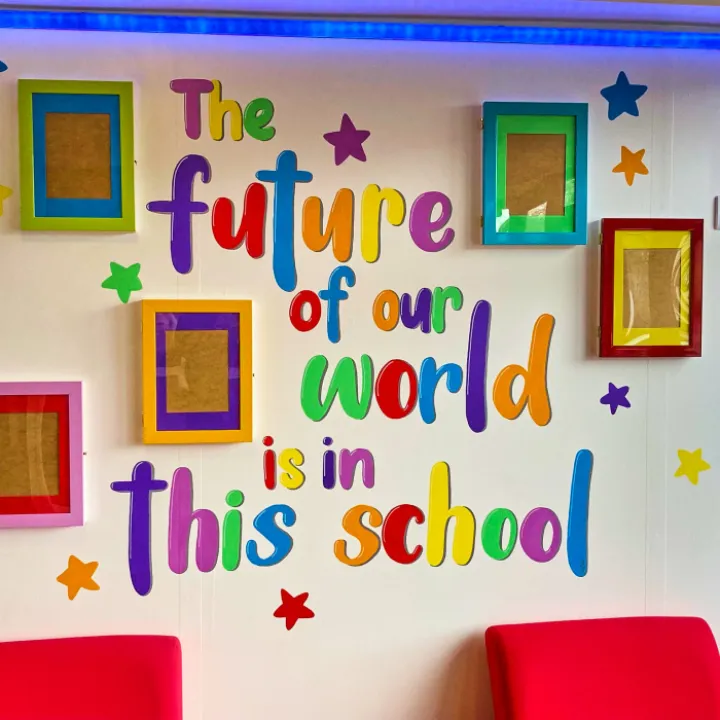 The Future of our World School Wall Mural