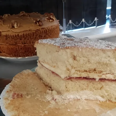 Home-baked cakes