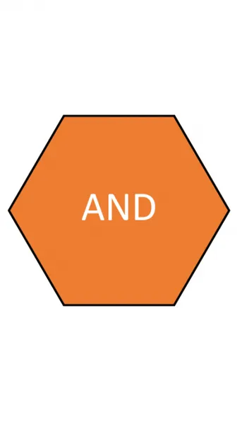 And – hexagon