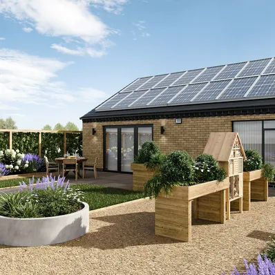 Exterior Rear Plot 1