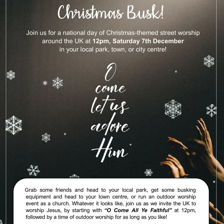 Wots Day &ndash; Xmas Busk Flyer