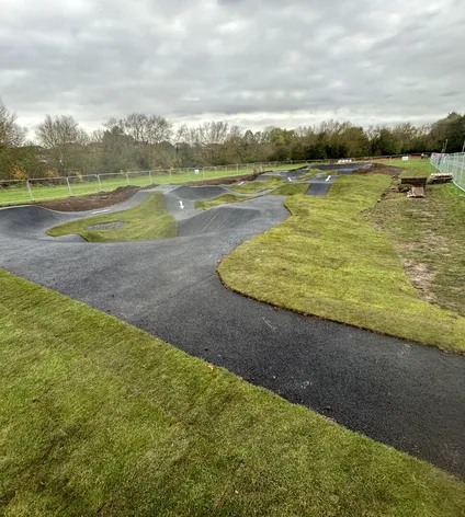 Putting finishing touches to Battenhall Park pump track