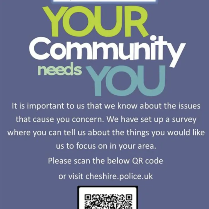 Cheshire Police Residents Voice Poster