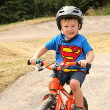 Enjoying the BMX
