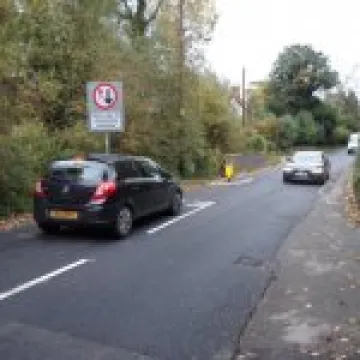 Traffic calming finished
