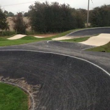 Swingfield Minnis Track berms