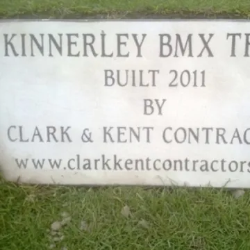 Kinnerley BMX Pump Track sign