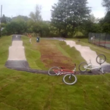 Kinnerley BMX Pump Track overview