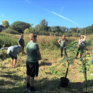 Locals planting trees – Sept 2020