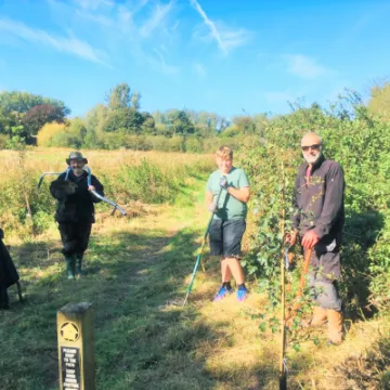 Digging holes – Sept 2020