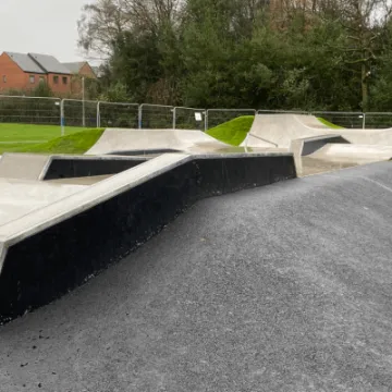 Woodside skatepark coping