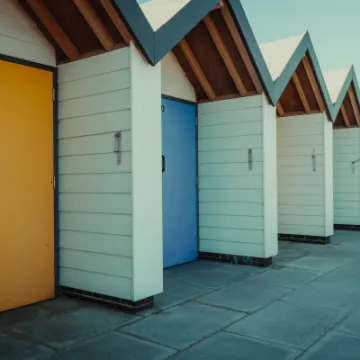 Swanage beach huts