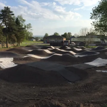 Ingleton pump track comstruction