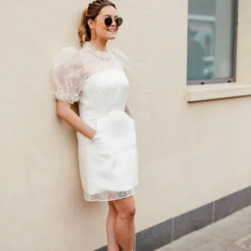 Mackenzie dress full shot leaning P