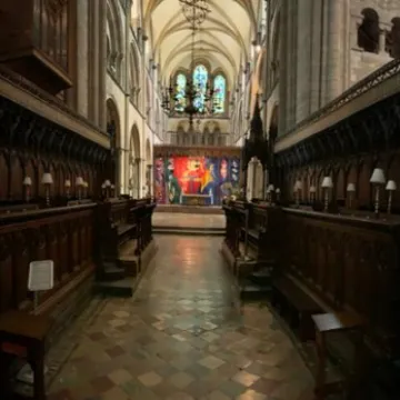 2 June – Inside Chichester Cathedral