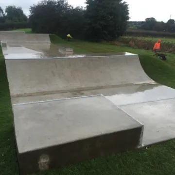 Pilsey skatepark ramps