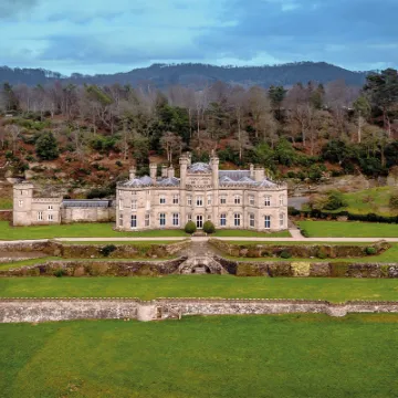 Castle-aerial-front-facing-view