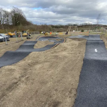 Beggarwood pump track straight