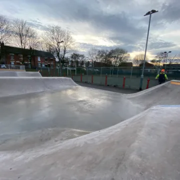 Silverdale skatepark layout