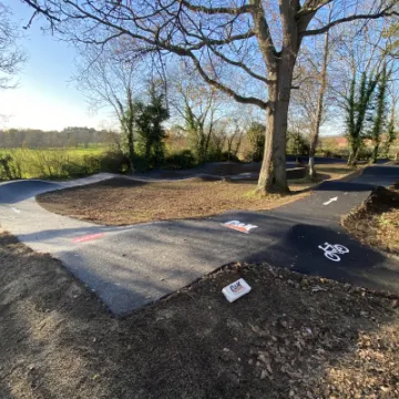 Reigate pump track start