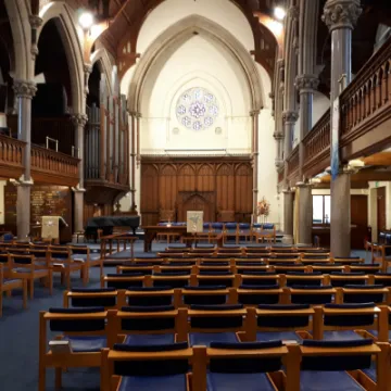 View from back of church