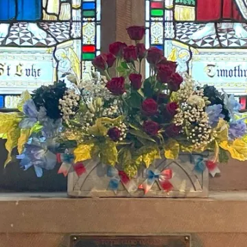 Jubilee Church Flowers window