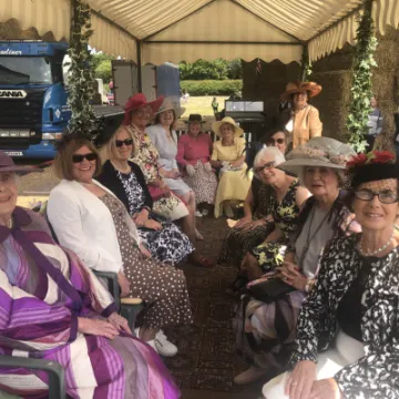 Flower club ladies at ascot