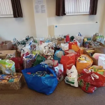 Generous food donations