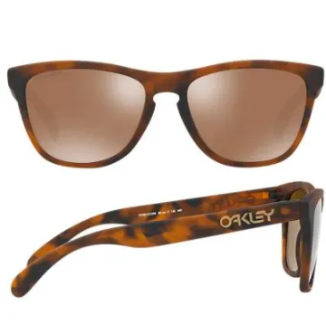 Oakley Frogskins In Matte Tortoise With Prizm Tungsten Lenses OO9013-C5