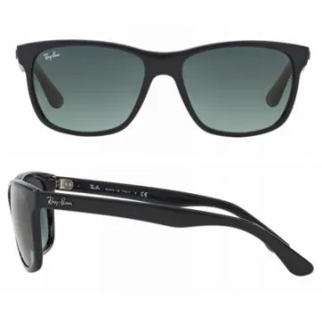 rb4181_601_71_shot2 Ray-Ban RB4181 Shiny Black Gradient Grey Crystal