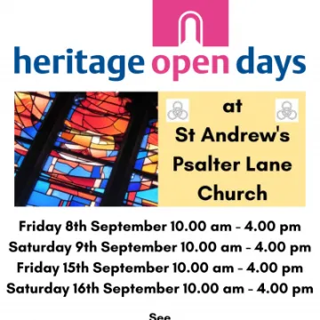 Record 55-Heritage Open Days at St Andrew's Psalter Lane Church