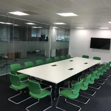 Conference room area at SPX Flow offices in Manchester