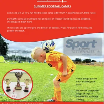 Junior Football Summer Camps 2024